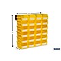 Triton Products LocBin Stackable Storage Bin, 3" x 4.12" x 5.37", Yellow, 24/Pack (3-210YWS)~#|#~40635EFB-3F25-4A27-A12D688037B87D7C_sc7