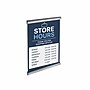 Azar Door Sign Snap Frame, 8.5" x 11", Wall Mounted, Gray, Metal, 10/Pack (300197)~#|#~406FED85-7024-4DAB-8B903B8E80019299_sc7
