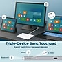 Turonic TP1 Wireless USB-C Bluetooth Touchpad, White (TP1)~#|#~40762B60-FB1A-4A8B-BEECDE3BE2D681DC_sc7