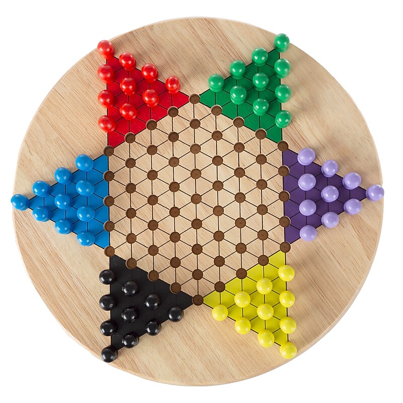 Hey! Play! Chinese Checkers Board Game (80-HJC93062) image 1