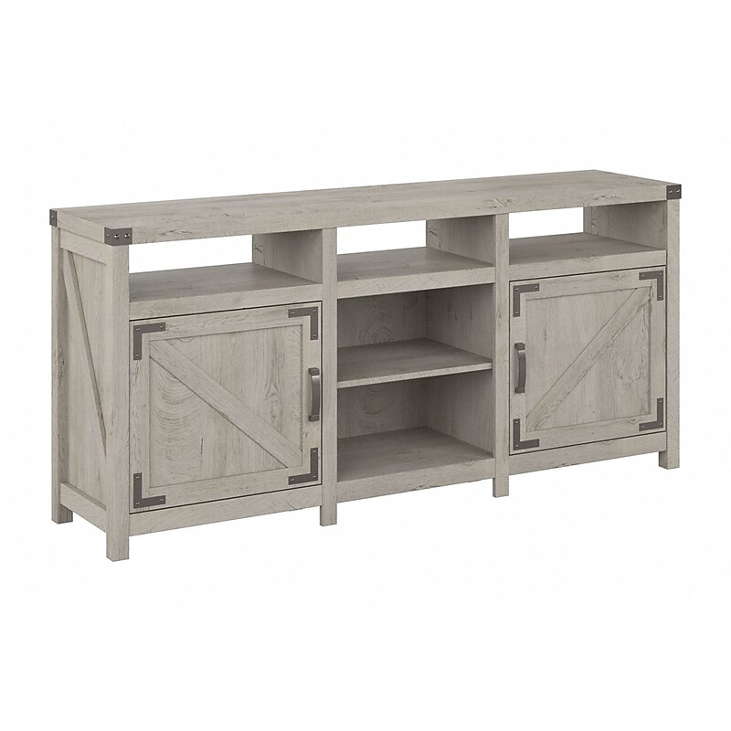 Bush Furniture Knoxville Console TV Stand, Screens up to 75", Cottage White (CGV265CWH-03) image 1