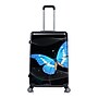 InUSA 28" Hardside Butterfly Suitcase, 4-Wheeled Spinner, TSA Checkpoint Friendly, Black Butterfly (IUAPC00L-BBU)~#|#~407A23DB-B789-41F2-9E03AB458EFE0695_sc7