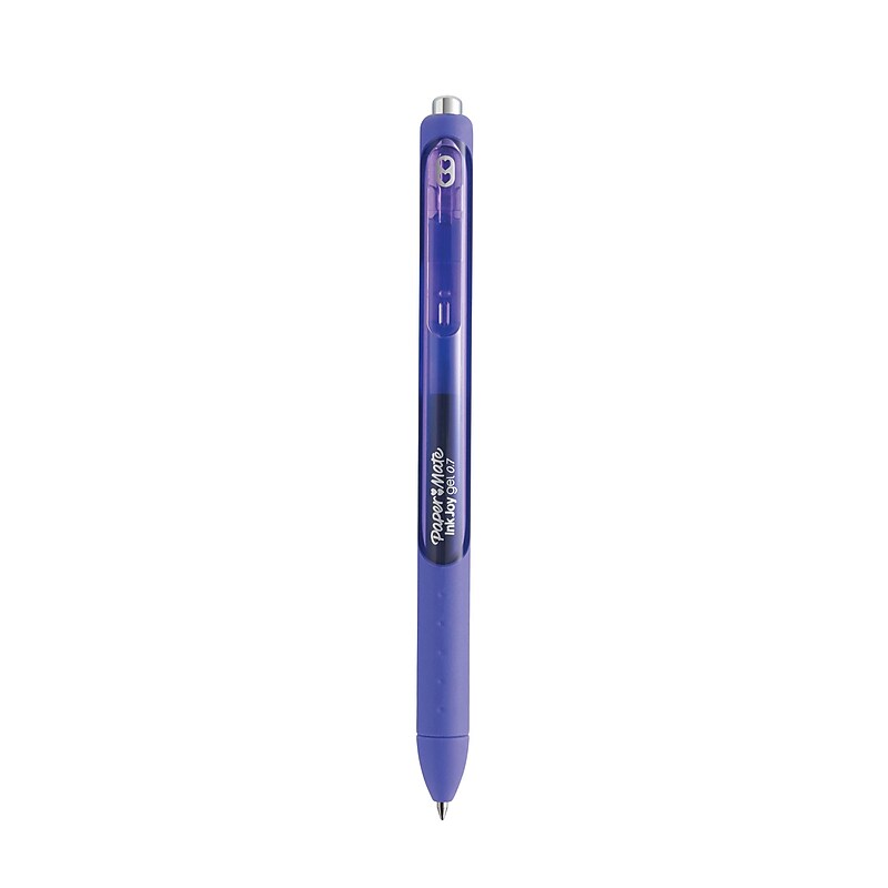 Paper Mate InkJoy Retractable Gel Pen, Medium Point, Purple Ink (1953511) image 1