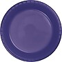 Creative Converting Touch of Color 7" Plastic Plates, Purple, 240 Plates/Carton (28115011)~#|#~4081DE7F-AF06-4E75-9BC4F4803EAD345D_sc7