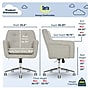 Serta Style Ashland Fabric Swivel Computer and Desk Chair, Light Gray (CHR100004)~#|#~408BB354-1CCA-49C6-A4935BBDE953DD5E_sc7