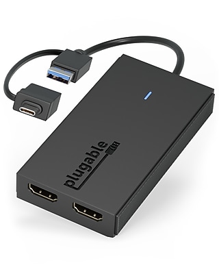 Plugable USB 3.0/USB-C to Dual HDMI Adapter