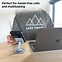 Uncaged Ergonomics 360° Swivel Rotating Adjustable Cell Phone Stand for Desk, Silver (SPS-SILVER)~#|#~40920FDD-E3BE-4B79-B8D7B690F81D5E46_sc7