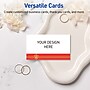 Avery Gold-Red Gift Matte Blank Card, White, 80/Pack (S00-FG4)~#|#~409565C2-005F-405F-87423A63E1BFEB29_sc7