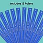 Lockermate Flexi 12" Imperial/Metric Flexible Curves, Poly, Blue (01137-BLUE)~#|#~4098DB0A-1842-4EDD-A4CC7E6DA2EC5090_sc7