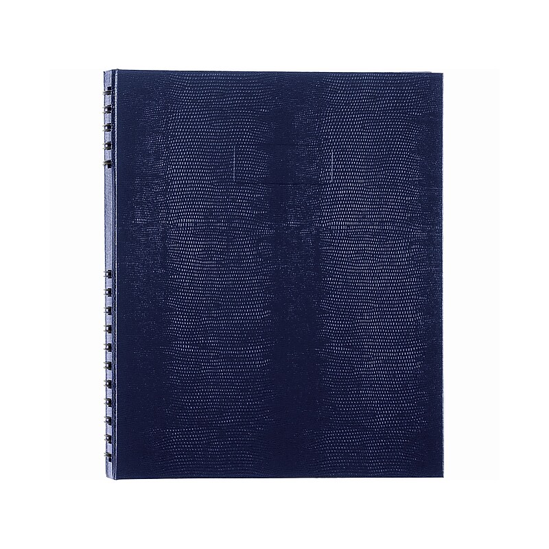 Blueline NotePro Hardcover Executive Journal, 8.5" x 10.75", Wide-Ruled, Indigo Blue, 200 Pages (A10200.BLU) image 1
