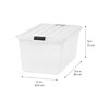 IRIS 91 Qt. Storage Box, Clear (CB-80)~#|#~40A74194-5D03-4959-96DE642C82AD2EE3_sc7