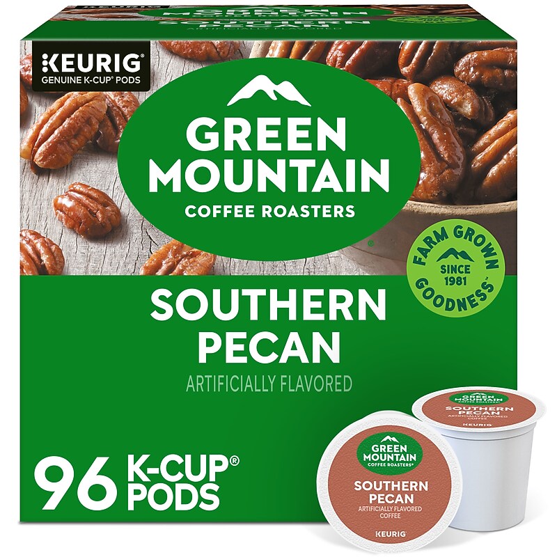 Green Mountain Southern Pecan Coffee Keurig® K-Cup® Pods, Light Roast, 96/Carton (67726) image 1