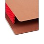 Smead Extra Wide Recycled Reinforced File Pocket, 5" Expansion, Red/Redrope, 10/Box (73696)~#|#~40A797C8-7244-4D24-A8EB0A120379EC2F_sc7