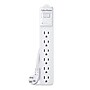 CyberPower B608 Essential 6-Outlet Surge Protector, 8 ft. Cord, 600J Surge Suppression, White~#|#~40A9FE3C-A54C-4083-B7D0301641BBDBB3_sc7