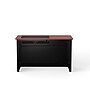 VersaDesk 48"W Downview Computer Desk, Cherry/Black (DV4824-BC)~#|#~40AD43E7-21D7-421A-8E352D254D24234F_sc7