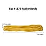 Alliance Pale Crepe Gold Multi-Purpose #117B Rubber Bands, 7" x 1/8", Golden Crepe, 300/Pack (21405)~#|#~40B3598C-93FB-4464-A466D5AF40640241_sc7