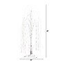 Nearly Natural 4-ft Pre-Lit Artificial White Weeping Willow Tree with 120 Warm White LED Lights (T4922)~#|#~40B39D20-26E9-48C5-AF1A7518CB82DDD4_sc7