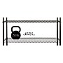 Honey-Can-Do 4-Tier 250lb. Capacity Shelving Unit, Black (SHF-01908)~#|#~40B5B5D2-702F-4EC4-A3362A0569C9DE3F_sc7