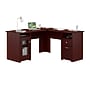 Bush Furniture Cabot L Shaped Desk, Harvest Cherry (WC31430K)~#|#~40B68C1B-8DD0-4F91-8A214F4741B88D66_sc7