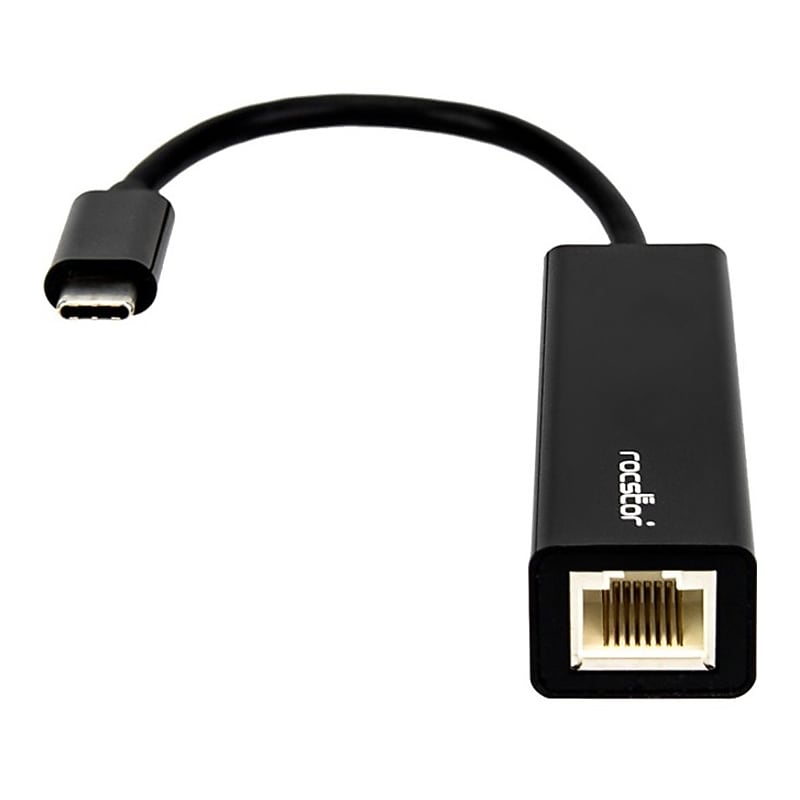 Rocstor Premium USB-C to Gigabit Ethernet Network Adapter, Black (Y10A174-B1) image 1