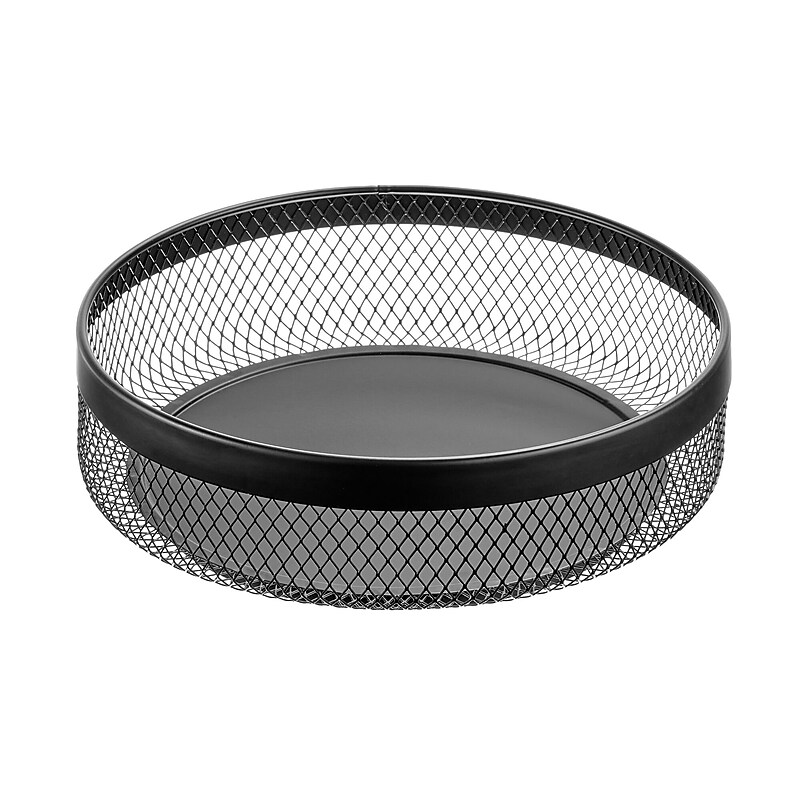 mDesign Steel Organizer, Matte Black (25963) image 1