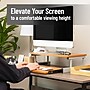 Mind Reader 2-Tier Monitor Stand with Sliding Keyboard Drawer, Brown (2TSLIDE-BRN)~#|#~40B922E1-C3D7-4D24-9B7B471C28336689_sc7