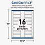 Avery Rectangle Business Cards, Matte White, 800/Pack (19479399741)~#|#~40BACD71-BEE6-4C3B-B9D3036FABB6FB7D_sc7