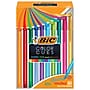 BIC Color Cues Cristal Xtra Smooth  Ballpoint Pen, Medium Point, Assorted Ink, 60/Pack (WMSUA60-AST)~#|#~40BBCDD7-0C6B-42B8-A902AB4226CBC124_sc7