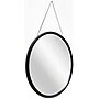 Infinity Instruments Franc II Black Plastic Framed Wall Mirror, 22" (20209BK)~#|#~40C165DC-D7BA-417F-82E379ABEFAC089E_sc7