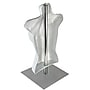 Azar Female White Plastic Bust Torso Mannequin, 12" Square Metal Base (900520-WHT)~#|#~40C23A75-9FB1-4984-A84123B8D05B4DC2_sc7