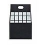 AdirOffice 20-Slot Roll File, 22.24"H x 15.55"W x 15.55"D, Black (ADI628-WBLK)~#|#~40C4029C-1326-4B7F-95A902255B5FD550_sc7