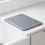 Better Houseware The Magic Stone & Silicone Quick-Dry Dish Racks, Gray (BTH3418)~#|#~40CD62AE-3EE5-434B-BC4A2EB8C2120CB7_sc7