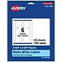 Avery Laser/Inkjet Multipurpose Labels, 2.75"  x 2.75", Matte White, 1500/Box (94109)~#|#~40CD769C-689B-489E-B35A1B3E2D9C5308_sc7