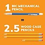 BIC Xtra Sparkle Mechanical Pencils, 0.7mm, #2 Hard Lead, 24/Pack (MPLP241-BLK)~#|#~40D682EC-8C3D-4E1A-8670FAE64E06D5D2_sc7
