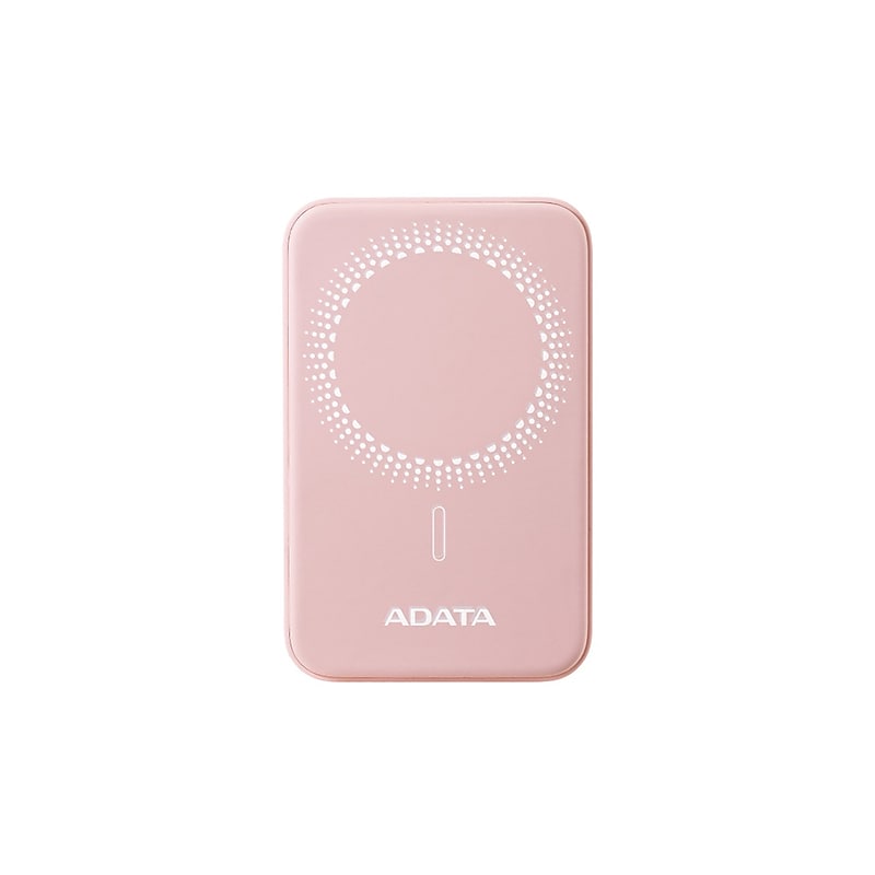 ADATA Wireless Power Bank, 20W, 5000 mAh, Pink (PR050-11PK) image 1