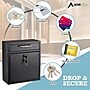 AdirOffice Indoor/Outdoor Mailbox, Black (631-05-BLK)~#|#~40D760A6-BEE4-4412-A788775D6ABC75C1_sc7