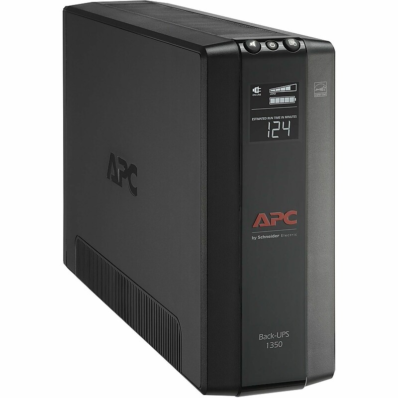 APC Back UPS Pro 1350VA 10-Outlet Battery Backup and Surge Protector, Black (BX1350M) image 1