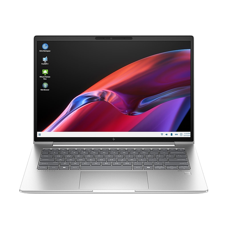 HP Elite mt645 G8 Mobile Thin Client 14” IPS Laptop, AMD Ryzen 5, 8GB RAM, 256GB SSD, Backlit Keyboard, Linux IGEL OS image 1