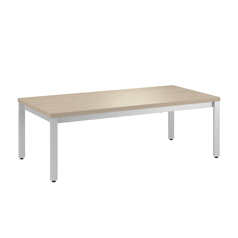Bush Business Furniture Arrive 48"W x 23"D Coffee Table, Natural Elm (AVT148NE) image 1
