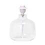 Creekwood Home Round Modern Glass 13.75" LED Table Lamp, Clear/Gray (CWT-1015-CG)~#|#~40E08A53-18C4-4E62-9800F8C5C98C81E6_sc7