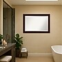 Amanti Art Coffee Bean Brown Frame Wall Mirror, 29.25" x 41.25" (A42674960947)~#|#~40E3062D-950C-4C5A-B951098EF23BF64B_sc7