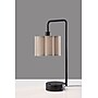 Adesso Dover Supercharger Incandescent Desk Lamp, 22.25"H, Black/Beige (2616-01)~#|#~40E560AA-3CD1-4C5B-97ED512D6AFDB690_sc7