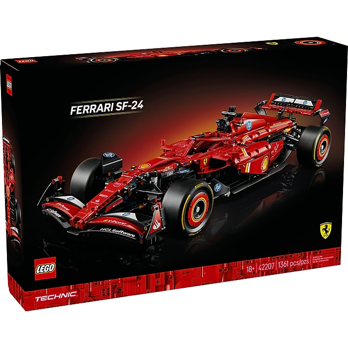 LEGO Technic Ferrari SF-24 F1 Car, 1361 Pieces (42207) | Staples