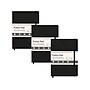 Pukka Pad Professional Notebook, 5.11" x 8.2", College-Ruled, 96 Sheets, Black, 3/Pack (9940-SIG(3))~#|#~40EA4407-6B63-4BDA-B2FCF3D10B710CB0_sc7