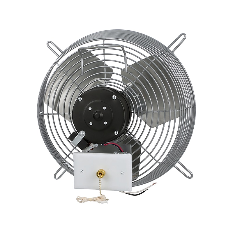 TPI CE-D 12" Industrial Wall Fan, 3-Speed, Silver (07985002) image 1