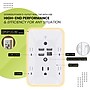 Power by GoGreen 5-Outlet Wall Tap with USB, 5-Outlet, White (GG-53A1C)~#|#~40EFBD44-C344-415C-BF4B1640F55F6DD8_sc7
