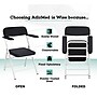 Viva Comfort Portable Phlebotomy Blood Drawing Chair, Black (ADI997-03-BLK-MK)~#|#~40F020D7-D57D-4E3D-8D55B15AAC678E20_sc7