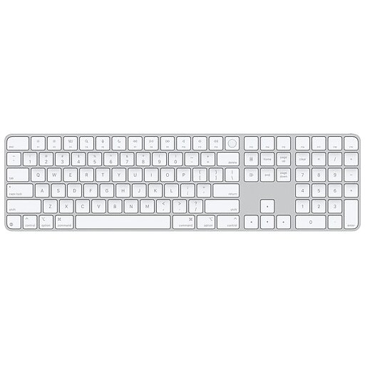 Apple ワイヤレスキーボード ホワイト Apple Magic Keyboard with Touch ID for Mac models with Apple