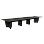 Regency Array 192"W x 48"D Conference Table with Grommet, Ash Grey/Black (ACT19248AGBK)~#|#~40F83407-3241-4966-B08F8B54720C3697_sc7