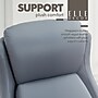 Elle Decor Rivendell AIR Lumbar Ergonomic Vegan Leather Swivel Executive Chair, Blue (60124-BLU)~#|#~40FA6CB9-0ABE-4A7F-A3106216D07CD145_sc7